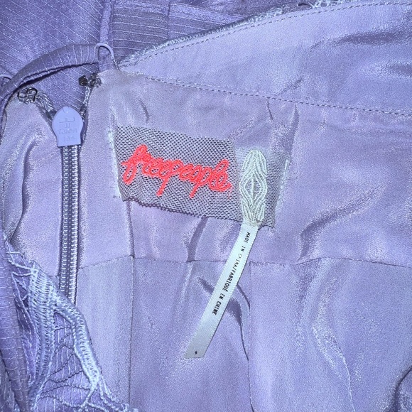 Free People Lilac Mini Dress - Picture 3 of 4